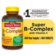 Nature Made Super B Complex with Vitamin C and Folic Acid Tablets, 460 Count