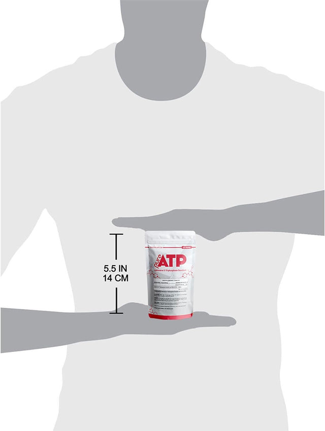 Bulkstimulants Pure ATP Adenosine Triphosphate Powder - Increase Energy, Endurance, Strength, Recovery & Muscle Pump, Faster than Creatine HMB & Nitric Oxide, Natural Pre Workout Supplement - 20 Grams