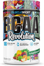 Musclesport BCAA Revolution Amino Acid Powder Supplement for Men & Women - Intra Workout Training Complex - Recovery Supplement (Fuhgettaboutit Fruit Punch, 30 Servings)