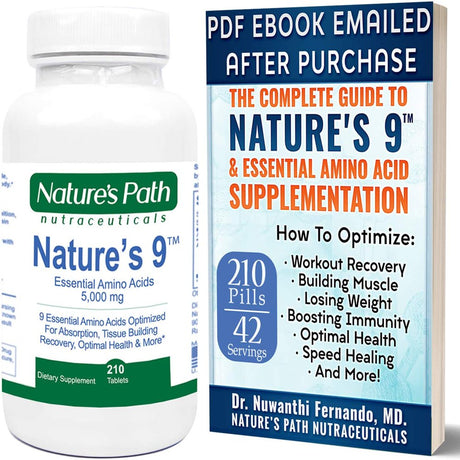 Nature'S Path Nature'S 9 - 5000Mg of 9 Essential Amino Acids - Pre- and Post-Workout Tablets