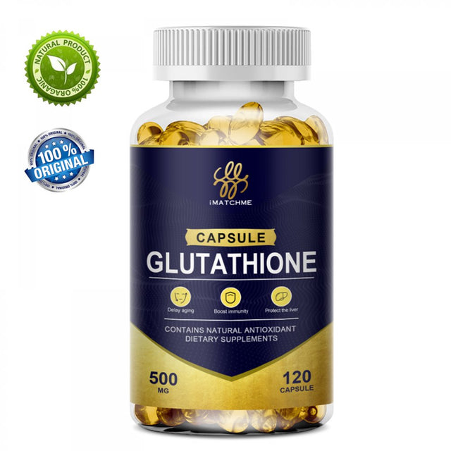 IMATCHME 500MG Glutathione Anti-Aging anti Wrinkles Diet Supplement- 120CT