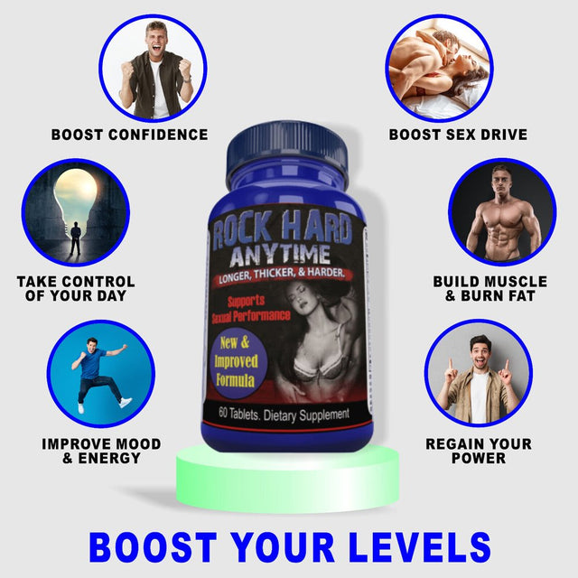 Rock Hard Anytime Pills - Sexual Performance Enhancer