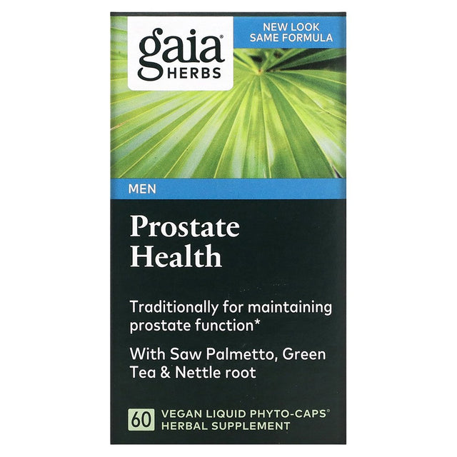 Gaia Herbs, Prostate Health, 60 Vegan Liquid Phyto-Caps