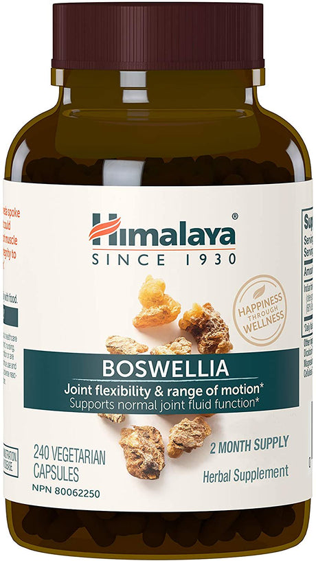 Himalaya Boswellia, Joint Support for Mobility and Flexibility, 250 Mg, 240 Capsules, 2 Month Supply