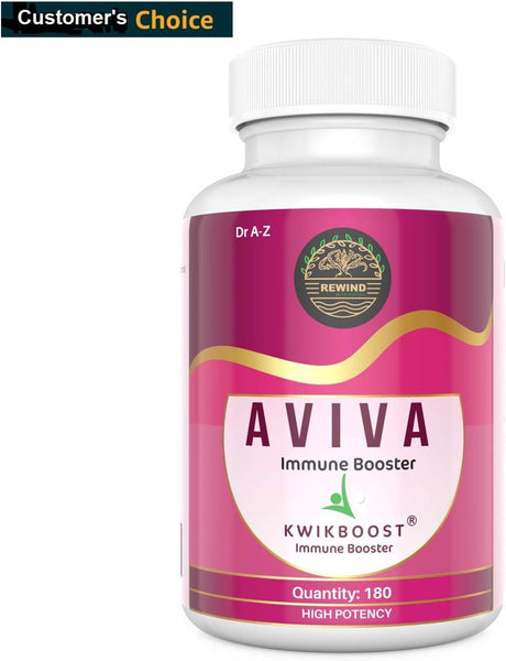 Aviva Defense Immune Booster Promotes Defense for Stress Induced Outbreaks and Faster Recovery, Advanced Formula plus Lysine .- Full 90 Days Supply