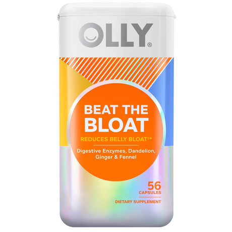 OLLY Beat the Bloat Capsule Supplement (56 Ct.)