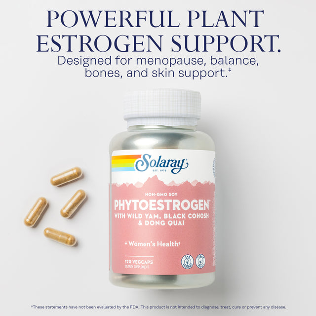 Solaray Phytoestrogen, Veg Cap (Btl-Plastic) | 120Ct