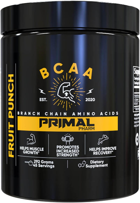 BCAA | 2:1:1 Branch Chain Amino Acid (Fruit Punch) - 30 Day