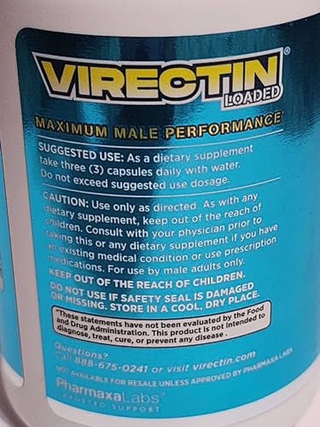 Virectin Loaded Dietary Supplement (90 Capsule)