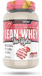 Musclesport Lean Whey Revolution™ Protein Powder - Whey Protein Isolate - Low Calorie, Low Carb, Low Fat, Incredible Flavors - 25G Protein per Scoop (2LB, Strawberry)