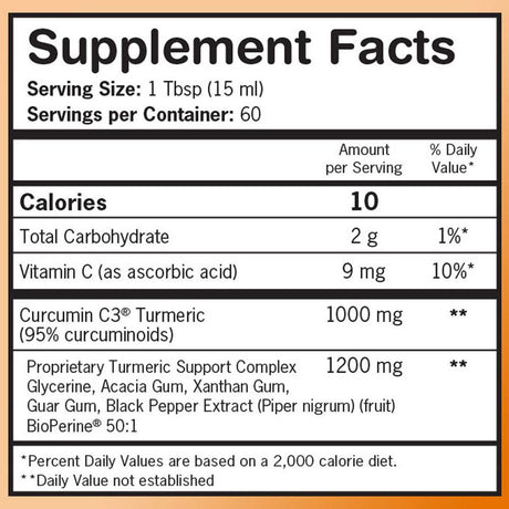 Qunol Liquid Turmeric 1,000 Mg., 30.4 Ounces