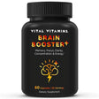 Vital Vitamins Brain Booster plus Â€“ Lion'S Mane Mushrooms - Brain Supplements for Memory & Focus Â€“ Nootropic Support Â€“ Memory & Energy Supplements for Brain Â€“ Clarity & Bra