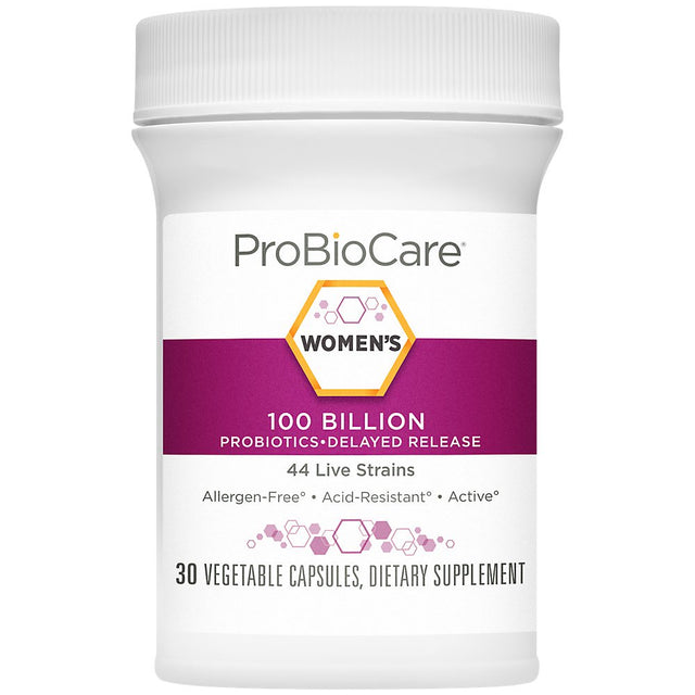 Probiotic for Women - 100 Billion Cfus - Supports Digestive & Vaginal Health (30 Vegetable Capsules)