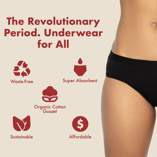 Period. by the Period Company. the Bikini Period. in Microfiber for Medium Flows. Size Medium