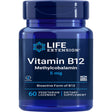 Life Extension Vitamin B12 Methylcobalamin, 5 Mg - Dissolvable Vitamin B Supplement for Nerve, Brain Health & Energy - Gluten-Free, Non-Gmo - 60 Vegetarian Lozenges