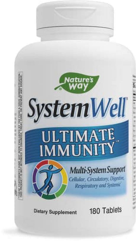 Nature'S Way Systemwell Ultimate Immunity Multi-System Support*, Supports Immune Health*, 180 Tablets