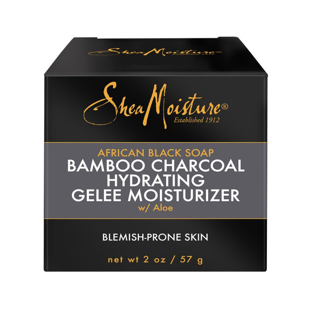 Sheamoisture Hydrating Gelee Moisturizer African Black Soap and Bamboo Charcoal 2 Oz