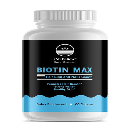 Biotin Gummies for Hair Growth | Max Strength Biotin 10,000Mcg Prevents Thinning and Loss | Biotin Supplement for Women Men and Kids | Hair Gummies for Hair Skin and Nails Growth(60 Capsule)