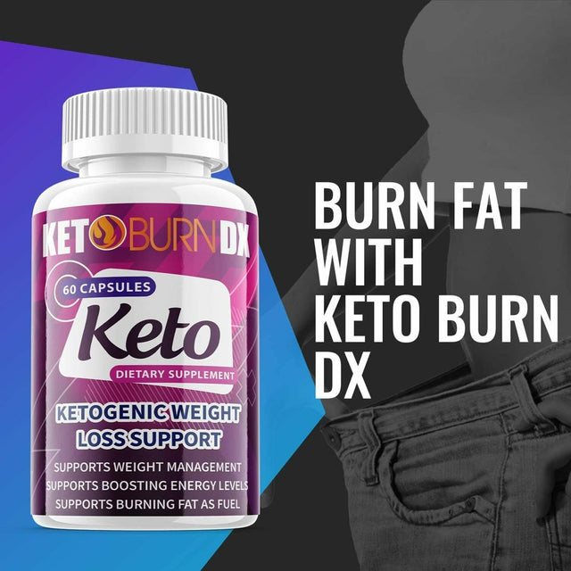 (3 Pack) Keto Burn DX - Supplement for Weight Loss - Energy & Focus Boosting Dietary Supplements for Weight Management & Metabolism - Advanced Fat Burn Raspberry Ketones Pills - 180 Capsules