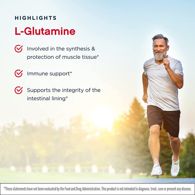 Jarrow Formulas L-Glutamine - 2.2 Lb Powder, Pack of 2 - Amino Acid for Digestive & GI Health - Supports Muscle Tissue & Immune Function - 100% L-Glutamine - Approx. 1000 Total Servings