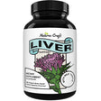 Liver Cleanse Detox & Repair Formula - Herbal Liver Support Supplement with Milk Thistle Dandelion Root Organic Turmeric and Artichoke Extract to Renew Liver Health - Silymarin Milk Thistle Capsules