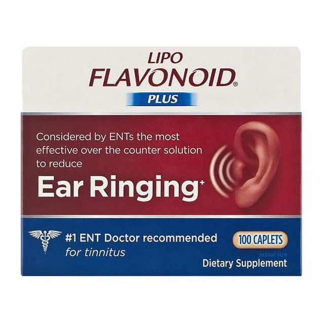 Lipoflavonoid plus Extra Strength Ear Health Caplets - 100 Ea