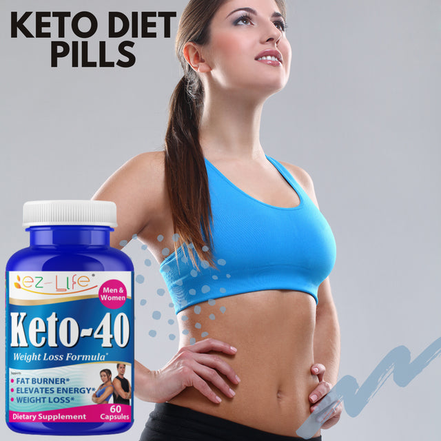 Keto 40 Weight Loss Support Non-Stimulant Appetite Support for Men and Women Lean Mode with Green Coffee Bean, Green Tea, Garcinia Cambogia, Diet Pills 60 Capsules