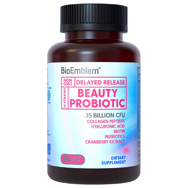 Bioemblem Magnesium Glycinate, Malate, Citrate Complex and Beauty Probiotics for Women