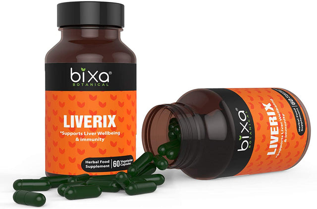 Liverix Capsule, Guduchi (Giloy) / Phyllanthus / Niruri / Kutaki Extract, Supports Liver Wellbeing & Immunity | 60 Vegan & Non-Gmo Capsules | (450Mg) | Ayurvedic Herbal Liver Tonic Supplement