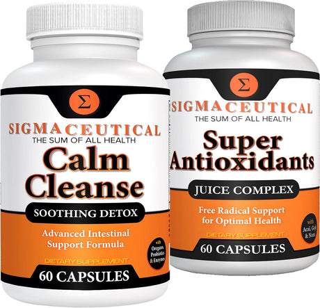 Calm Cleanse Soothing Detox + Super Antioxidant Juice Complex Bundle