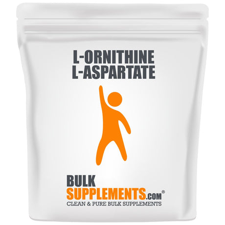 Bulksupplements.Com L-Ornithine L-Aspartate Powder - Amino Acids for the Brain - Lung Support - Amino Acid Supplement (250 Grams)