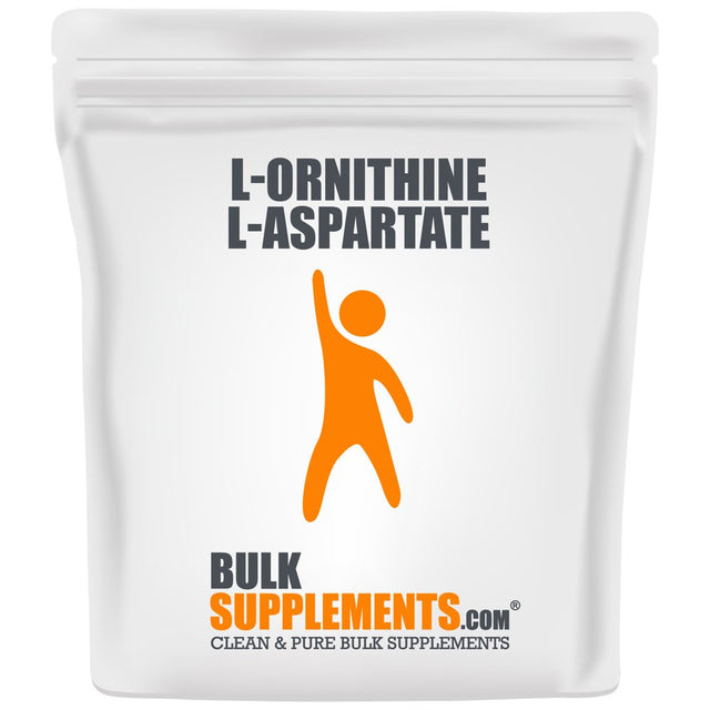 Bulksupplements.Com L-Ornithine L-Aspartate Powder - Amino Acids for the Brain - Lung Support - Amino Acid Supplement (250 Grams)