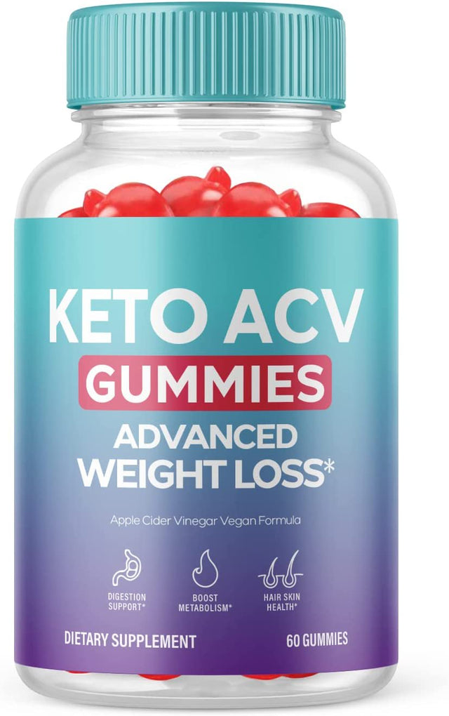 (1 Pack) Keto ACV Gummies - Energy & Focus Boosting Dietary Supplements for Weight Management & Metabolism - Fat Burn - 60 Gummies