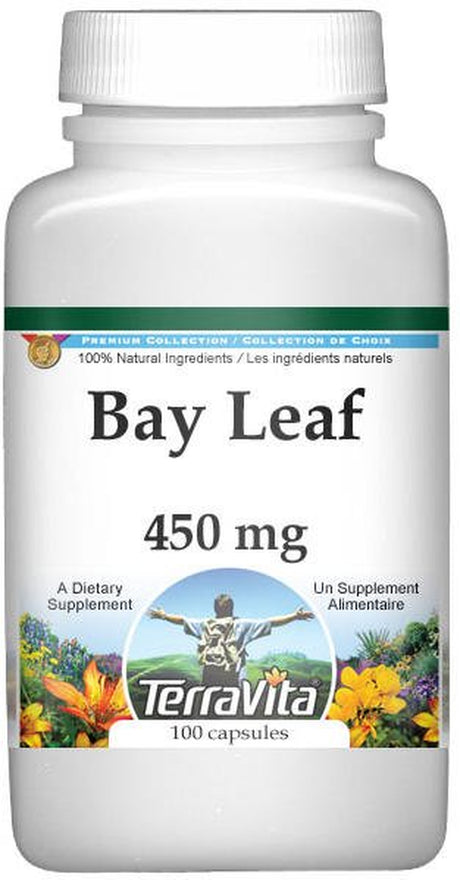 Terravita Bay Leaf - 450 Mg, (100 Capsules, 1-Pack, Zin: 511895)