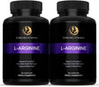 (2 Bottles) L-Arginine , Nitric Oxide Precursor*, Amino Acid, 1340MG ARGININE - 120CT