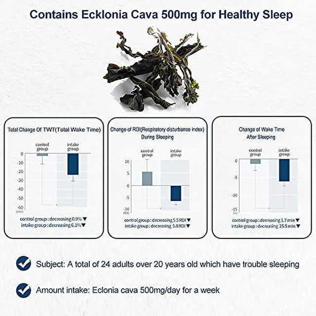 Dr.Brian Super Easy Sleep Natural Plant Extract Sleep Sleep Aids Supplement Includes Ecklonia Cava 500Mg Rhodiola Rosea L Root 500Mg Supports Faster Easy Sleep Insomnia Jet Leg Anxiety Relief