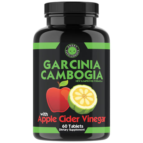 Weight Loss Garcinia Cambogia W/ Apple Cider Vinegar & CLA, ACV Fat Burner Pills