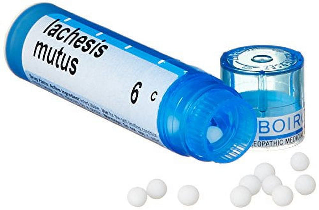 Boiron Lachesis Mutus 6C (Pack of 5), Homeopathic Medicine for Hot Flashes