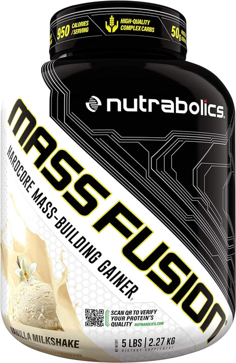 Mass Fusion (Mass Building Gainer) Vanilla Shake 5 Lb