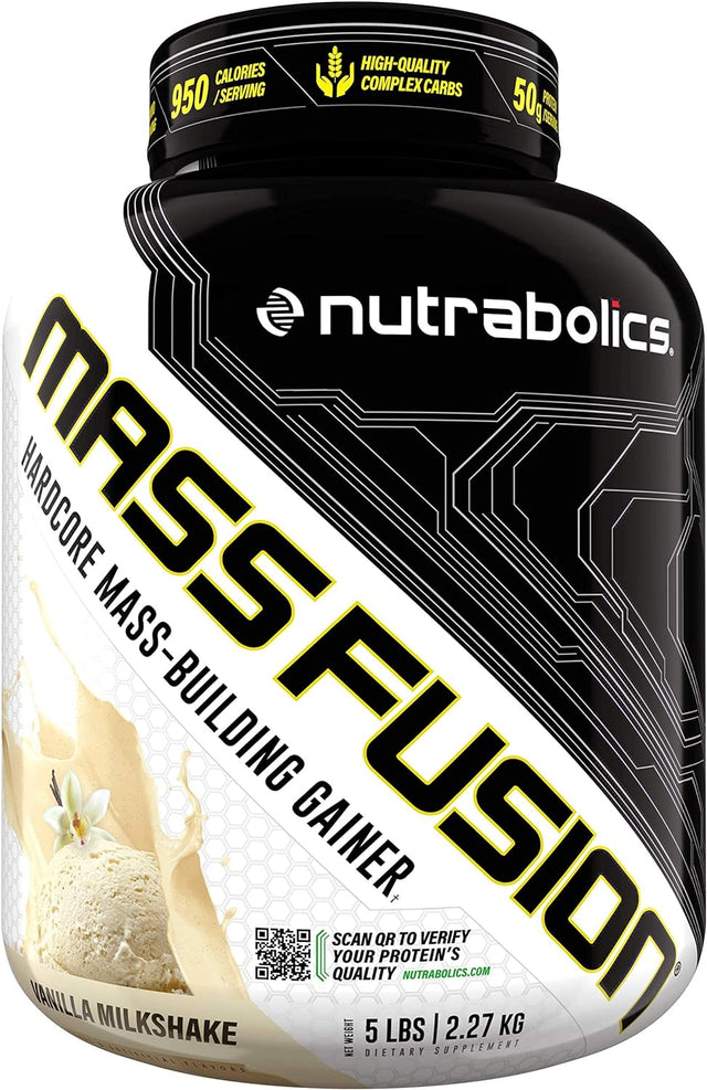 Mass Fusion (Mass Building Gainer) Vanilla Shake 5 Lb