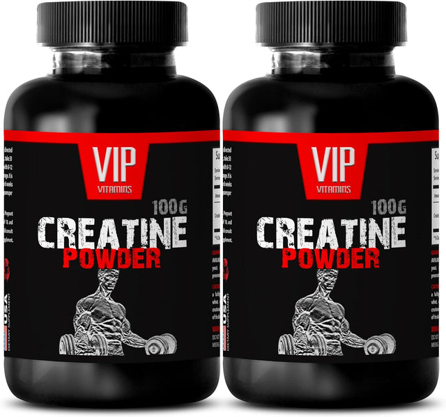 Preworkout Supplement Workout Powder - CREATINE Powder 100G - Creatine in Powder - 2 Bottles (200G Powder)