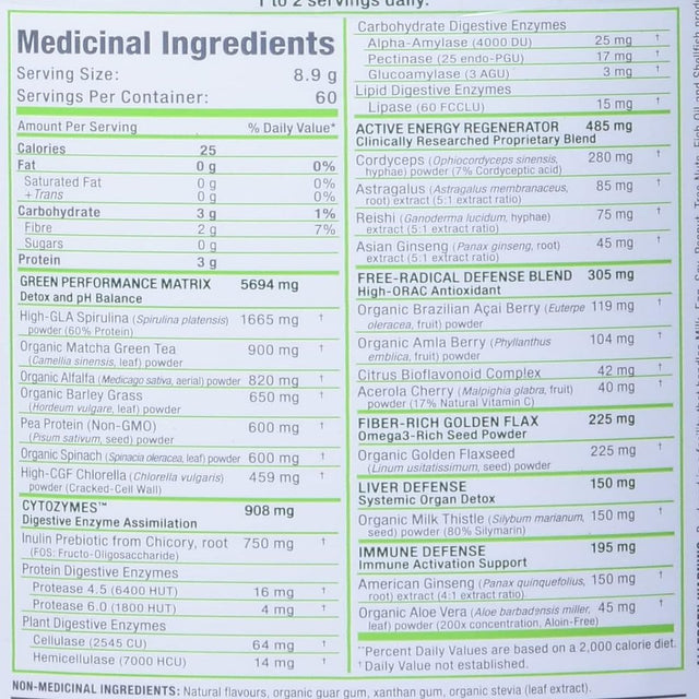 ALLMAX CYTOGREENS, Acai Berry Green Tea - 1.2 Lbs - Supports Performance, Recovery & Energy - with Spirulina, Chlorella, Spinach, Barley Grass & Green Tea - 60 Servings Acai Berry Green Tea 1.18 Pound (Pack of 1)