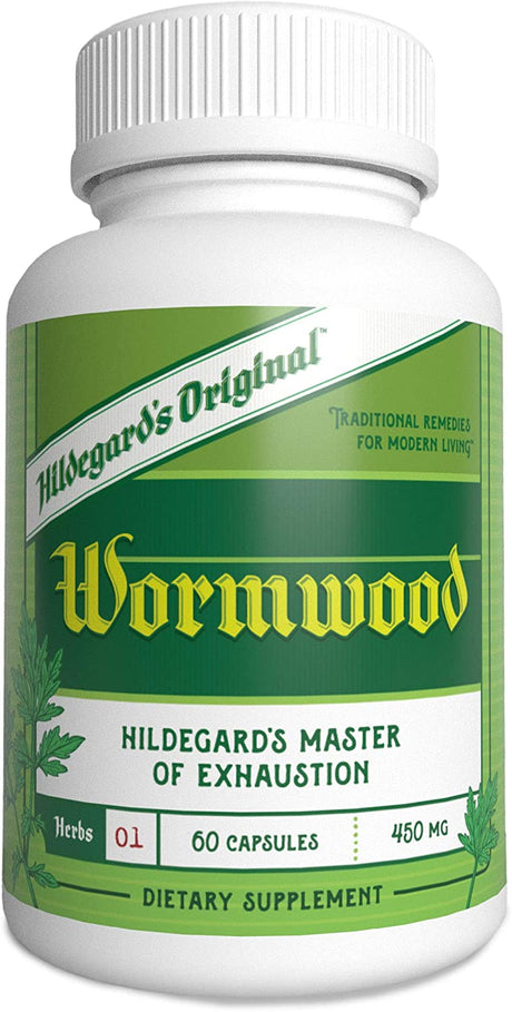 Hildegard'S Original Wormwood/Artemisinin: Ancient Body Intestinal Cleanse and Gut Cleanse Supplement to Improve Immune Strength, Energy, and Alertness