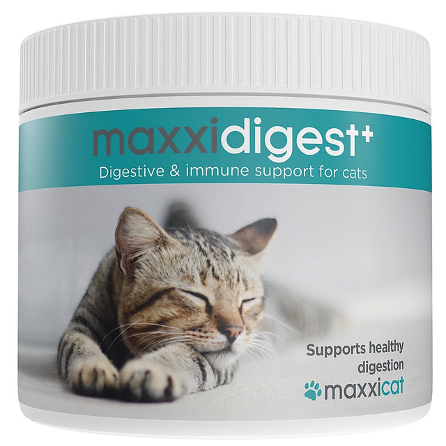 Maxxidigest+ Digestive and Immune Supplement for Cats by Maxxipaws - Powder 7 Oz