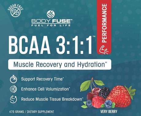 BCAA 3:1:1 Very Berry | Muscle Recovery and Hydration | 30 Servings