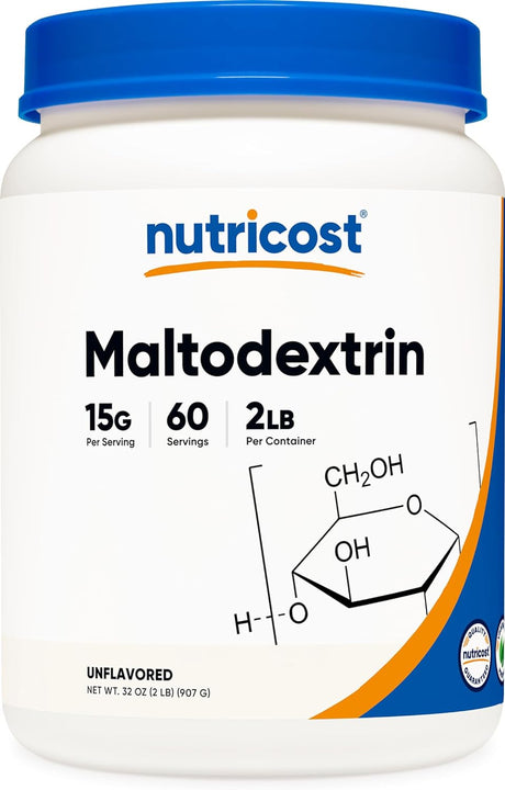 Nutricost Maltodextrin Powder 2LBS - Gluten Free, Non-Gmo