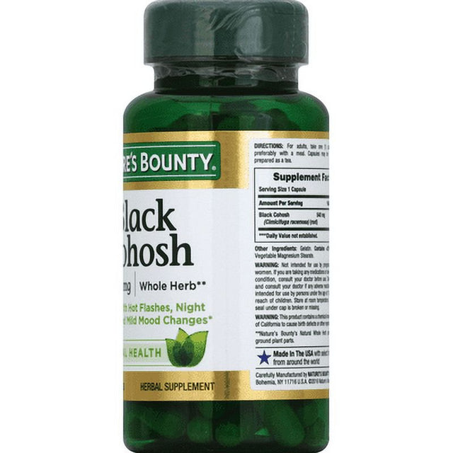 Nature'S Bounty Black Cohosh 540 Mg Capsules 100 Ea (Pack of 3)