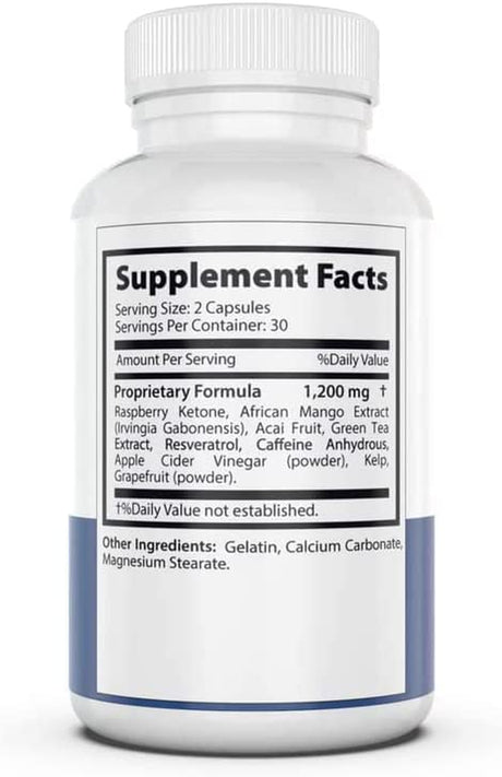 Fat Burner for Women - Weight Loss Support and Diet Pills for Helping Reduce Belly Fat - Supplement Made of Raspberry Ketones and Premier Plant Extracts - Appetite Suppressant, Vegan