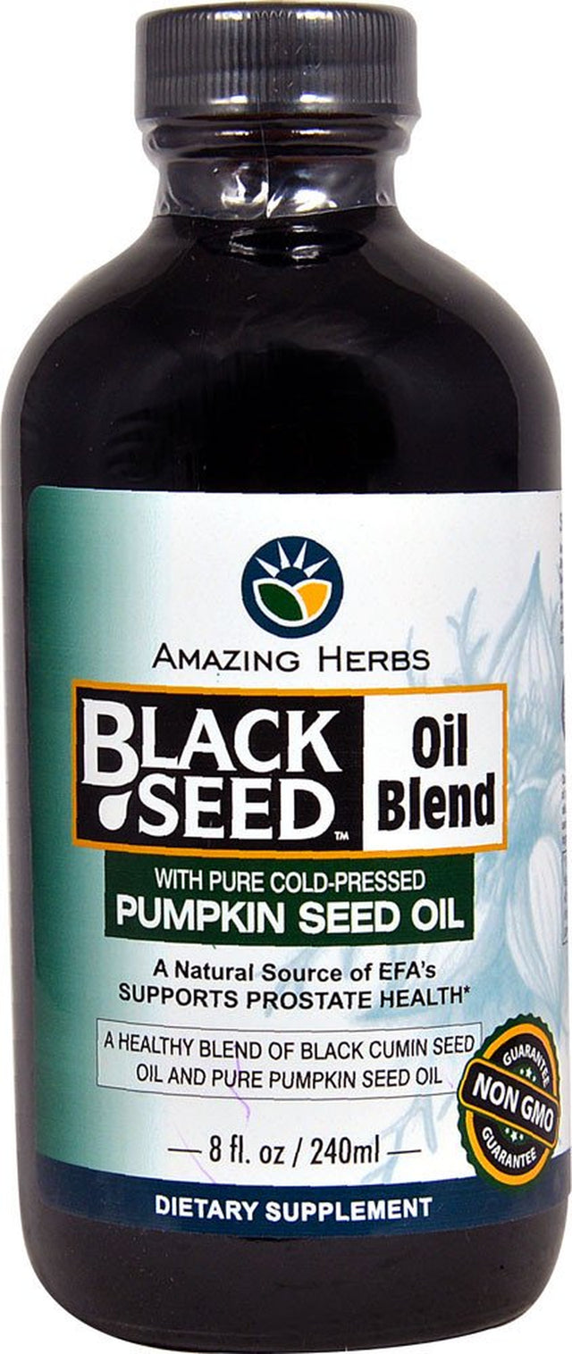 Amazing Herbs Black Seed Oil Blend -- 8 Fl Oz