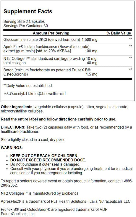 Life Extension Arthromax® Advanced with NT2 Collagen™ & Aprèsflex® - for Joint Health & Inflammation Management - Gluten-Free, Non-Gmo - 60 Capsules